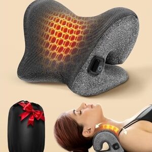 5X Pain Relief Neck Massager with Heat, Graphene-Infused